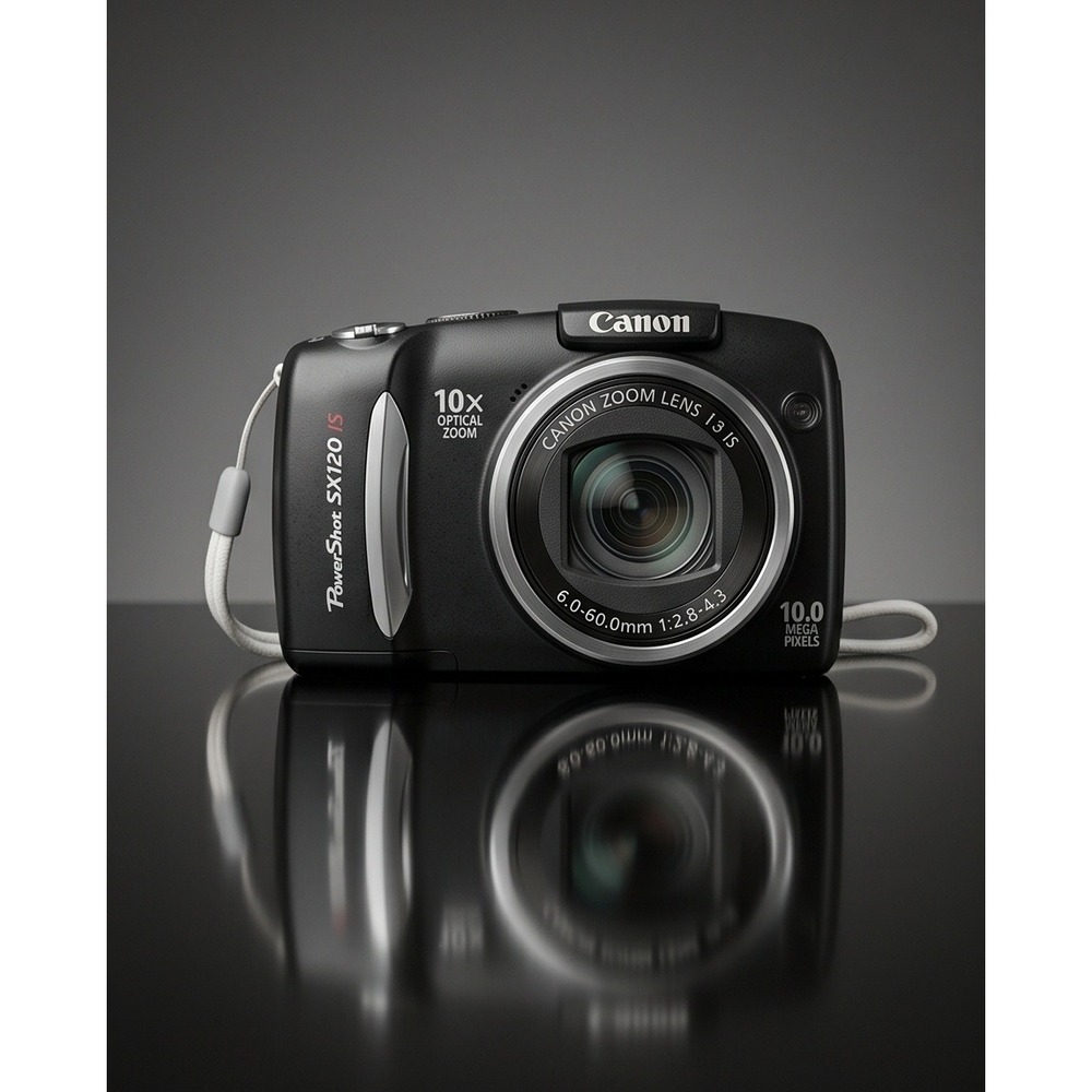 Canon PowerShot SX120 IS 10x Optical Zoom 10.0 MP Digital Camera *Not Working*